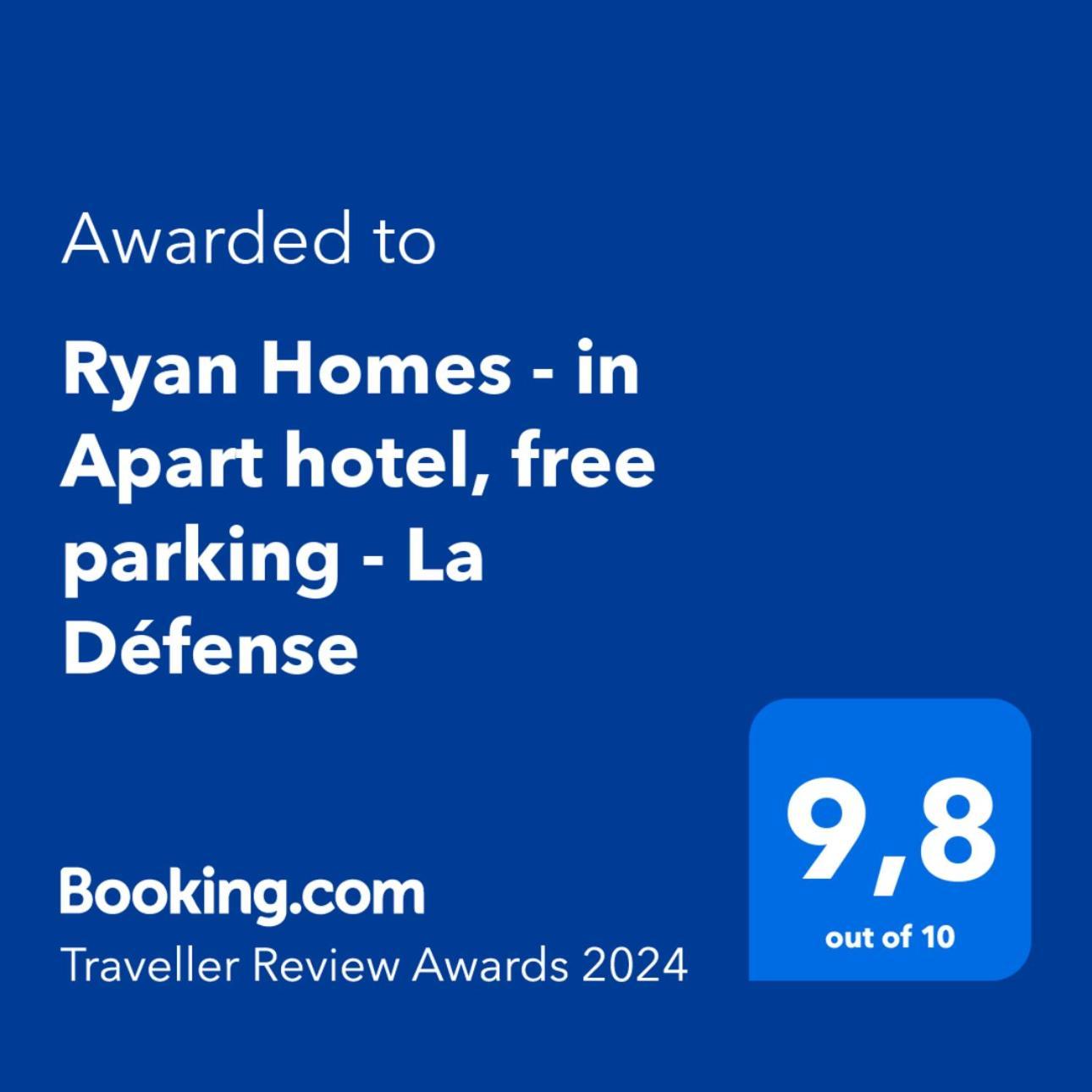 Ryan Homes - In Apart Hotel, La Defense Courbevoie Eksteriør billede